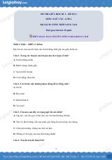 Đề thi giữa kì 1 Văn 6 Chân trời sáng tạo - Đề số 4